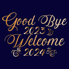 Premium Vector | Good bye 2023 welcome 2024 happy new year t shirt design  funny 2023 design new year 2024 tshirt